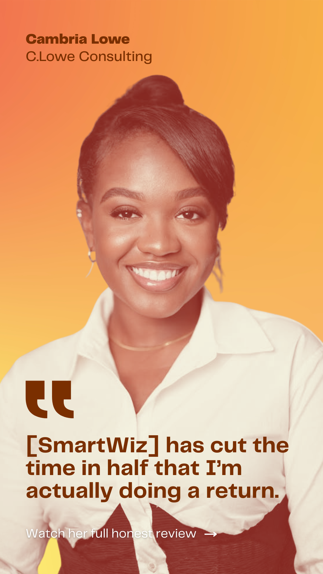 Cambria Lowe's One-Click Return Story