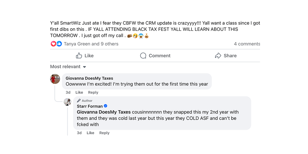 Testimonial screenshot 8